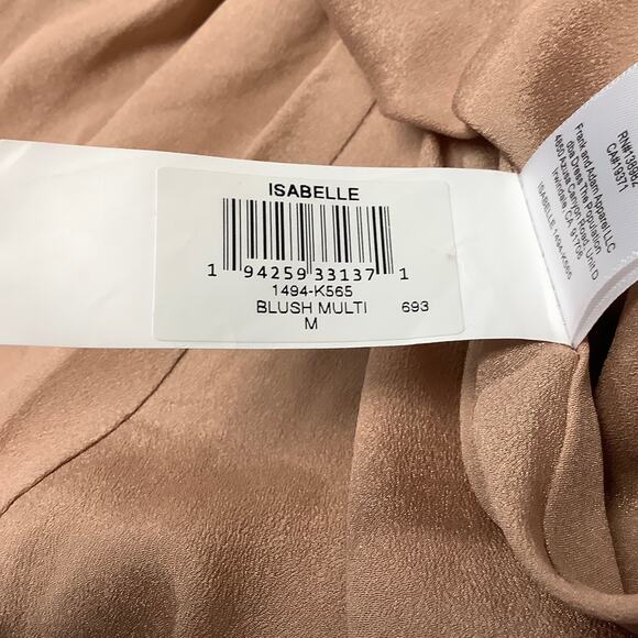 NEW! Dress the Population Size Medium Isabelle Dress Blush Multi G1-7 - Picture 8 of 8